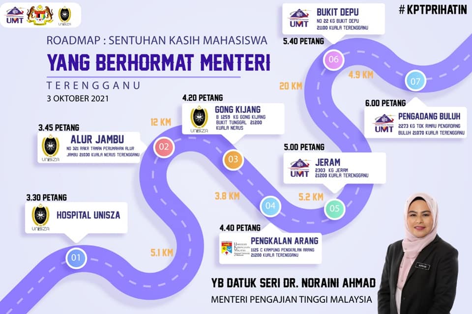 Roadmap: Sentuhan Kasih Mahasiswa YB Menteri KPT